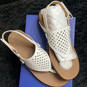 Womens sandals with Velcro closure, new in box